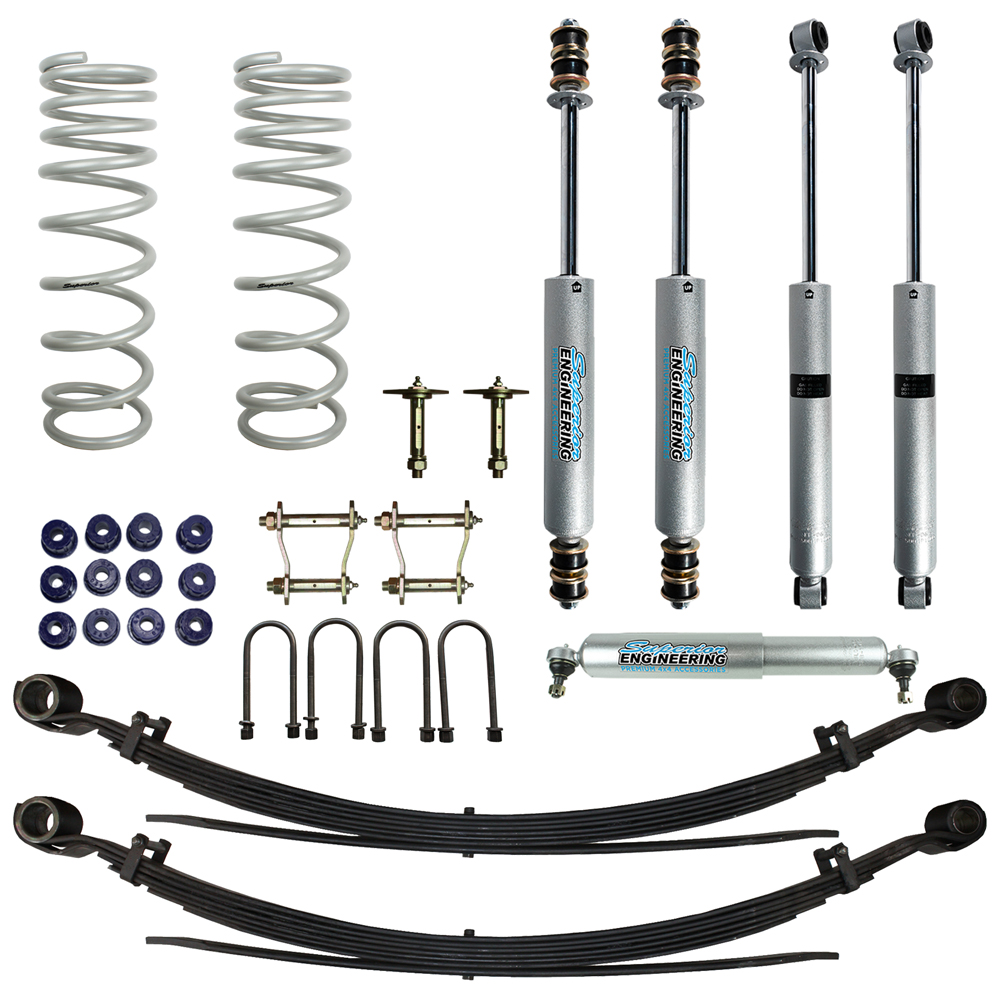 Superior Engineering Build-It-Your-Way Lift Kits Suitable For Toyota LandCruiser 78 Series 2023 on 2.8lt 4cyl - SUP-78G3-4-KIT-XXX